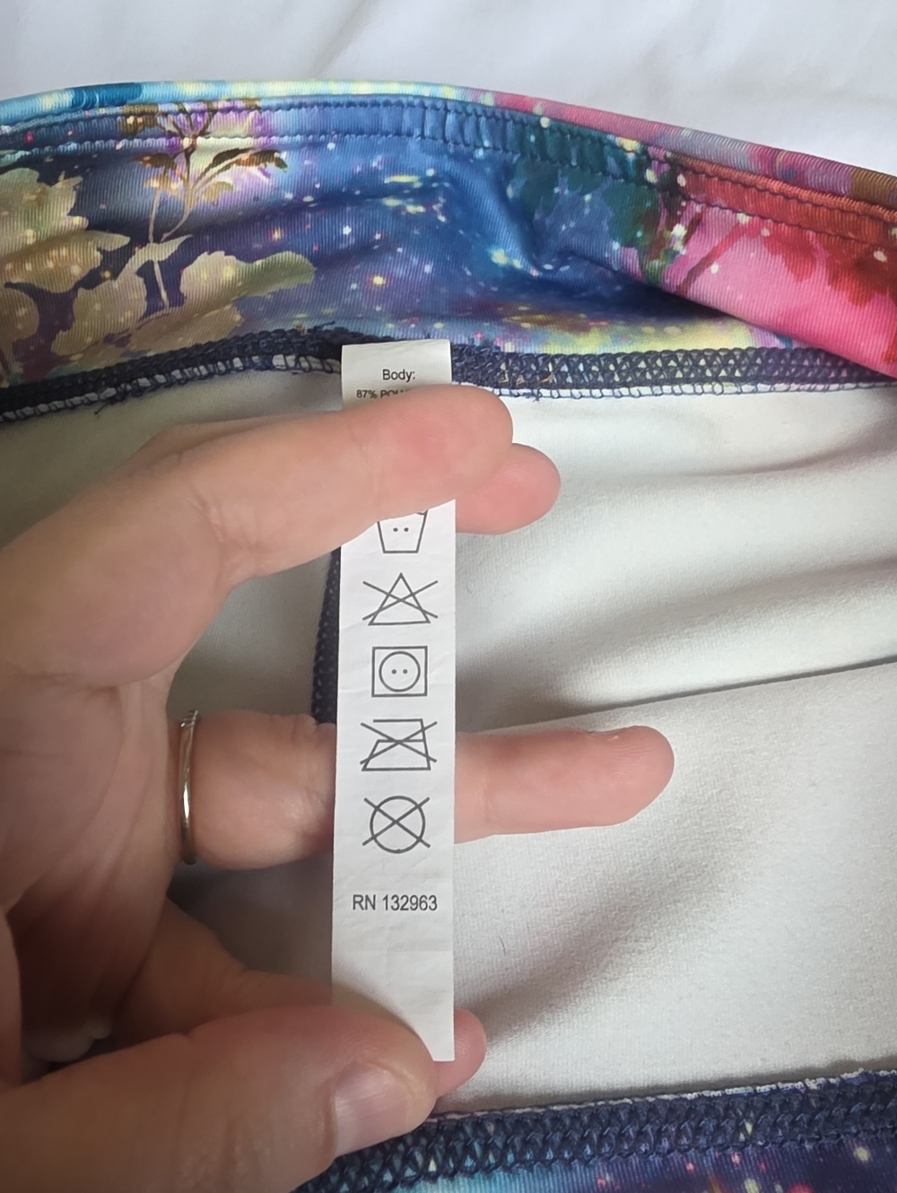 Galaxy Floral Performance Women’s Athletic Shorts Unbranded - Picture 4 of 7